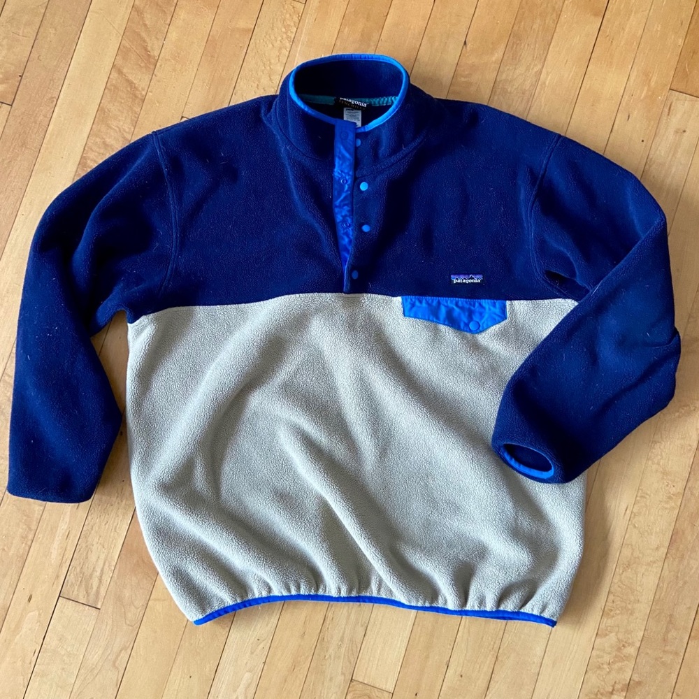Fleece 1/4 Snap Pullover - Retro Two Tone